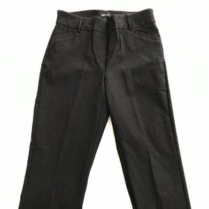 Reitmans Ankle Cut Dotted Pants Size 8 Black